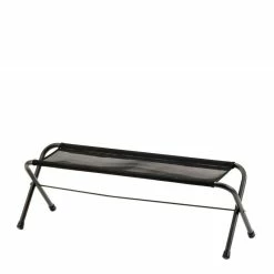 Snow Peak Mesh Folding Bench Black