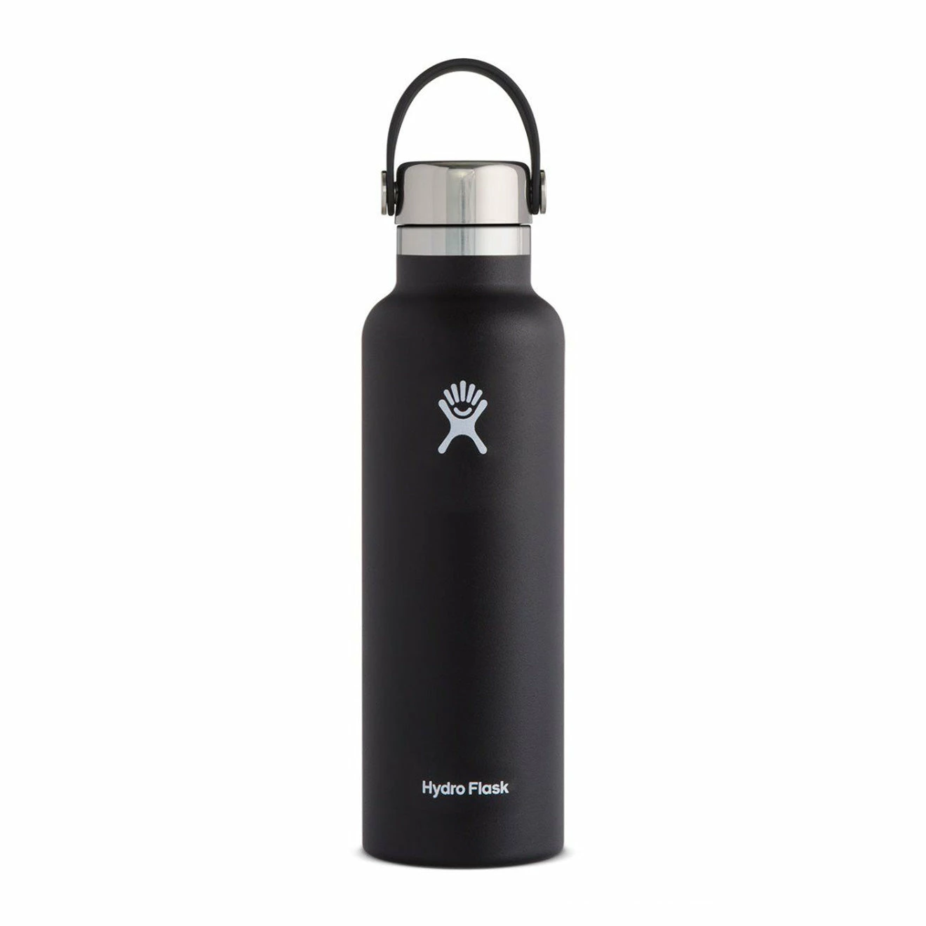 Hydro Flask 21oz Standard Mouth Stainless Steel Cap Black