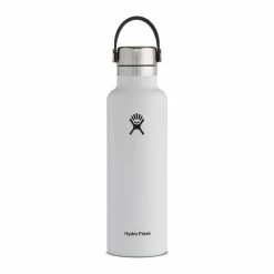 Hydro Flask 21oz Standard Mouth Stainless Steel Cap White