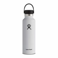 Hydro Flask 21oz Standard Mouth Bottle White