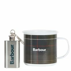 Barbour Mug And Mini Flask Classic Tartan