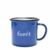 Foret Bean Enamel Mug Blue