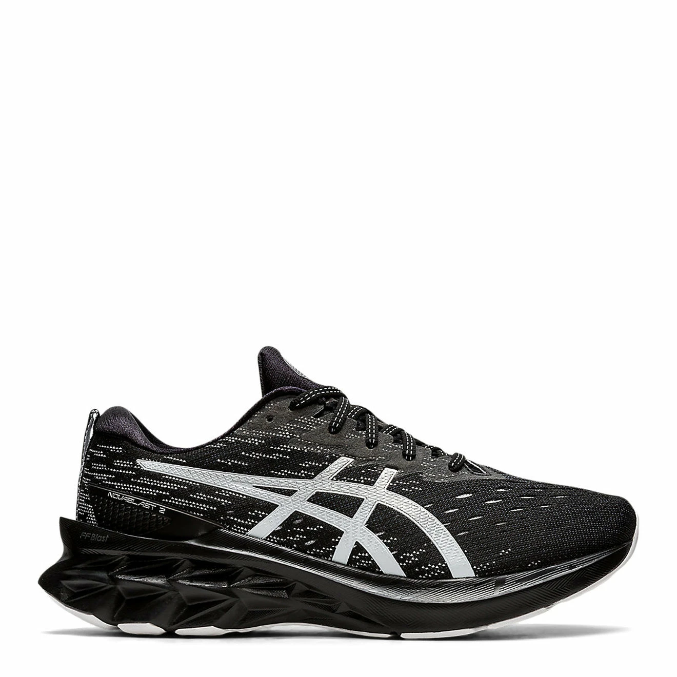 Asics Novablast 2 Trainers Black / Pure Silver