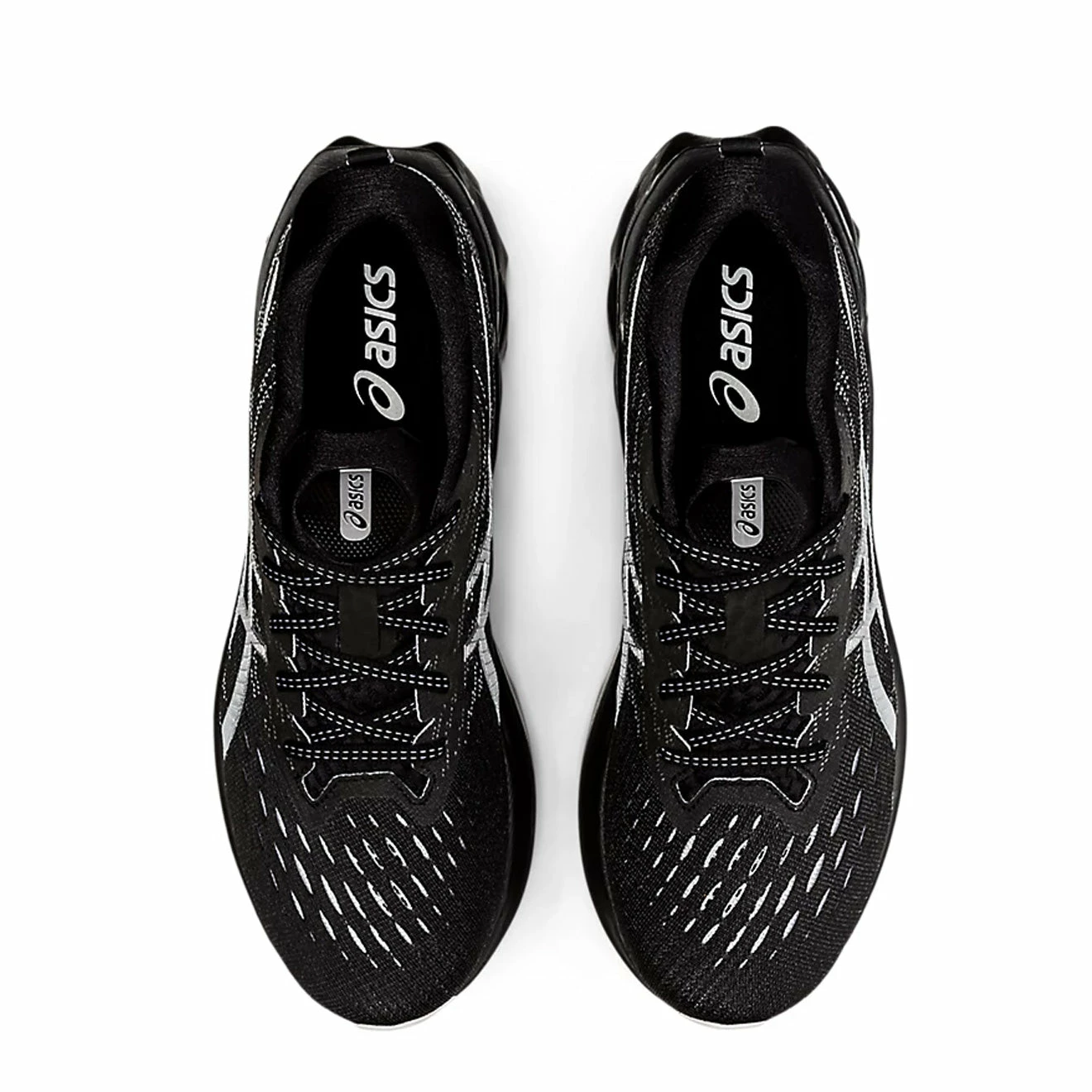 Asics Novablast 2 Trainers Black / Pure Silver - Image 6