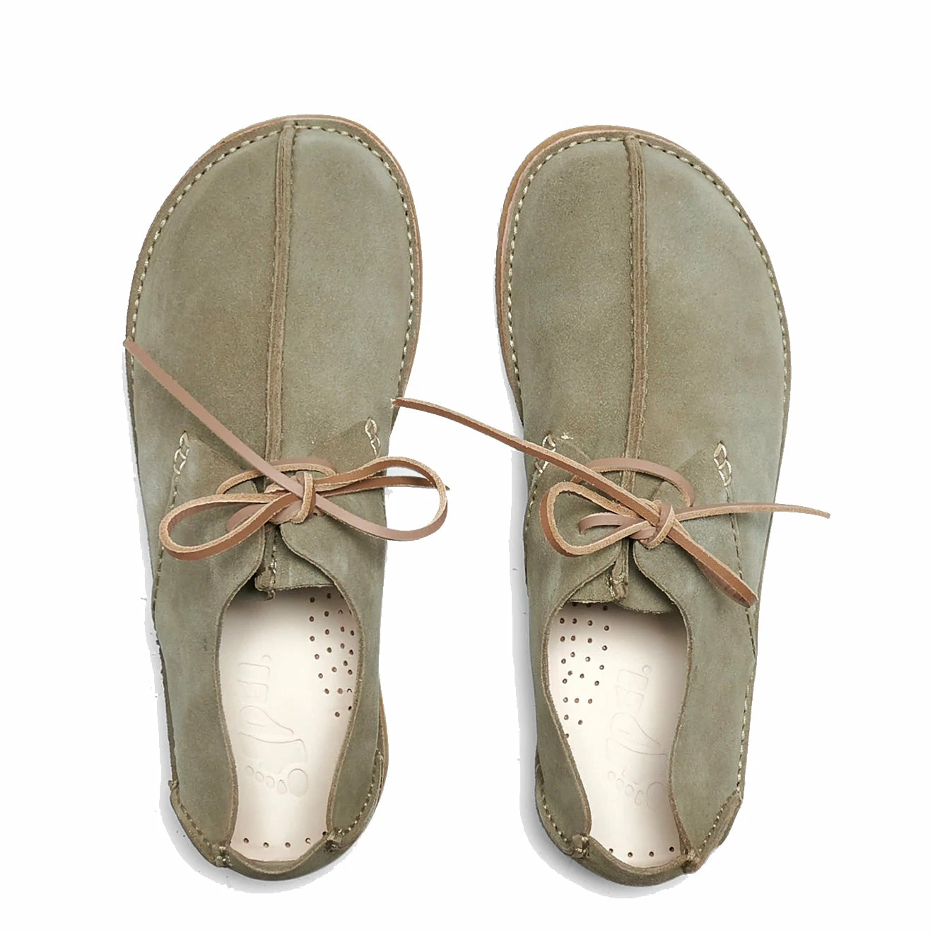 Yogi Caden Centre Seam Suede Shoe Shadow Grey - Image 3