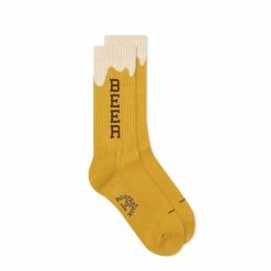 Rostersox Beer Sock Yellow