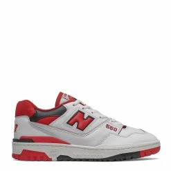 New Balance 550 Trainers White / Team Red