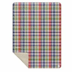 Rumpl Flannel Sherpa Blanket Sequoia Plaid