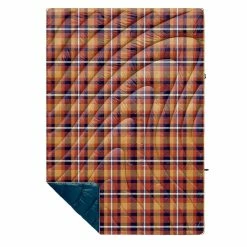 Rumpl Original Printed Puffy Blanket Autumn Plaid