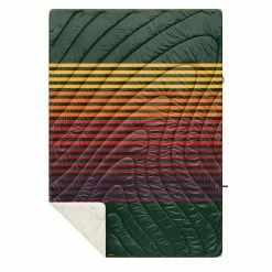 Rumpl Sherpa Printed Puffy Blanket Forest Rays