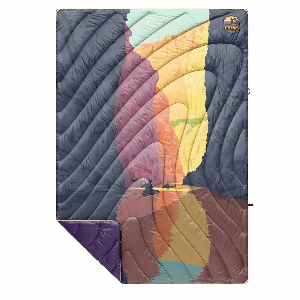 Rumpl Original Printed Puffy Blanket Big Bend National Park