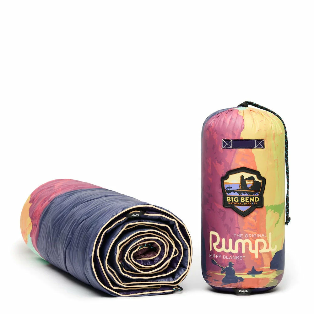 Rumpl Original Printed Puffy Blanket Big Bend National Park - Image 2