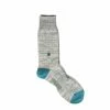 Anonymous Ism Gohemp Embroidery Crew Socks Blue