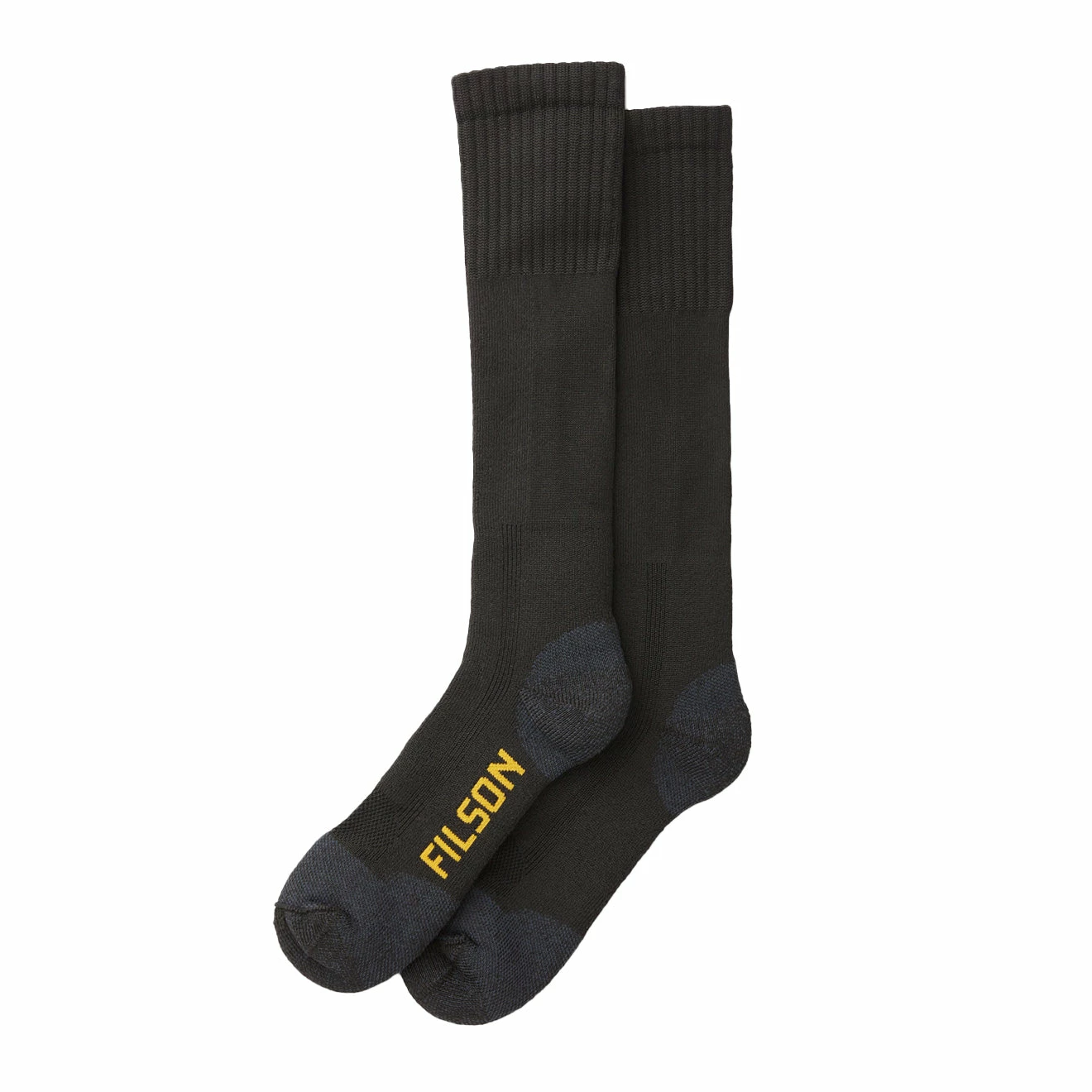 Filson Midweight Technical Boot Sock Black 1 Filson Midweight Technical Boot Sock Black