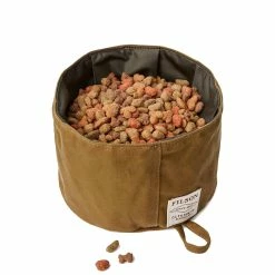 Filson Dog Bowl Dark Tan