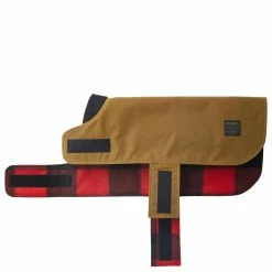 Filson Shelter Cloth Dog Coat Dark Tan