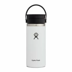 Hydro Flask 16oz Wide Mouth Flex Sip Lid White