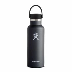 Hydro Flask 18oz Standard Mouth Bottle Black