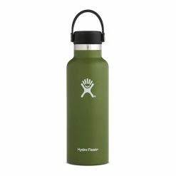 Hydro Flask 18oz Standard Mouth Bottle Olive