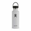 Hydro Flask 18oz Standard Mouth Bottle White