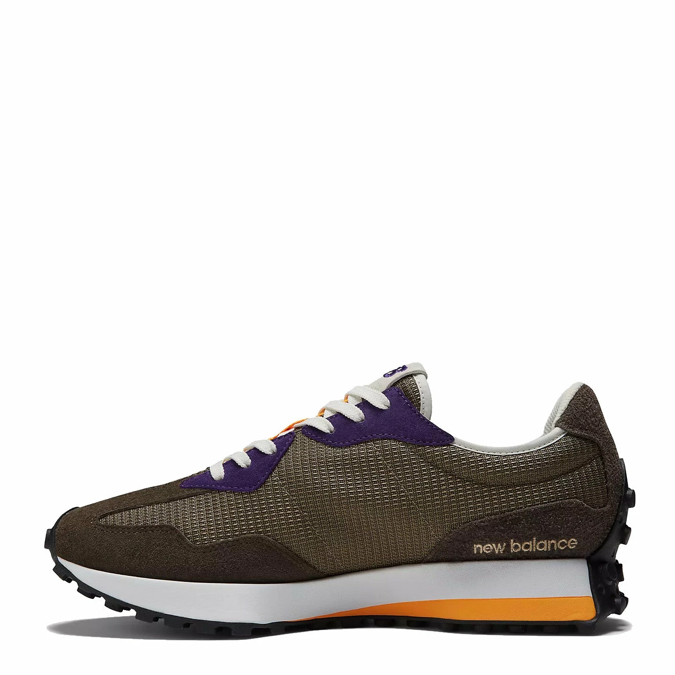 New Balance 327 Trainers True Camo / Black Plum - Image 2