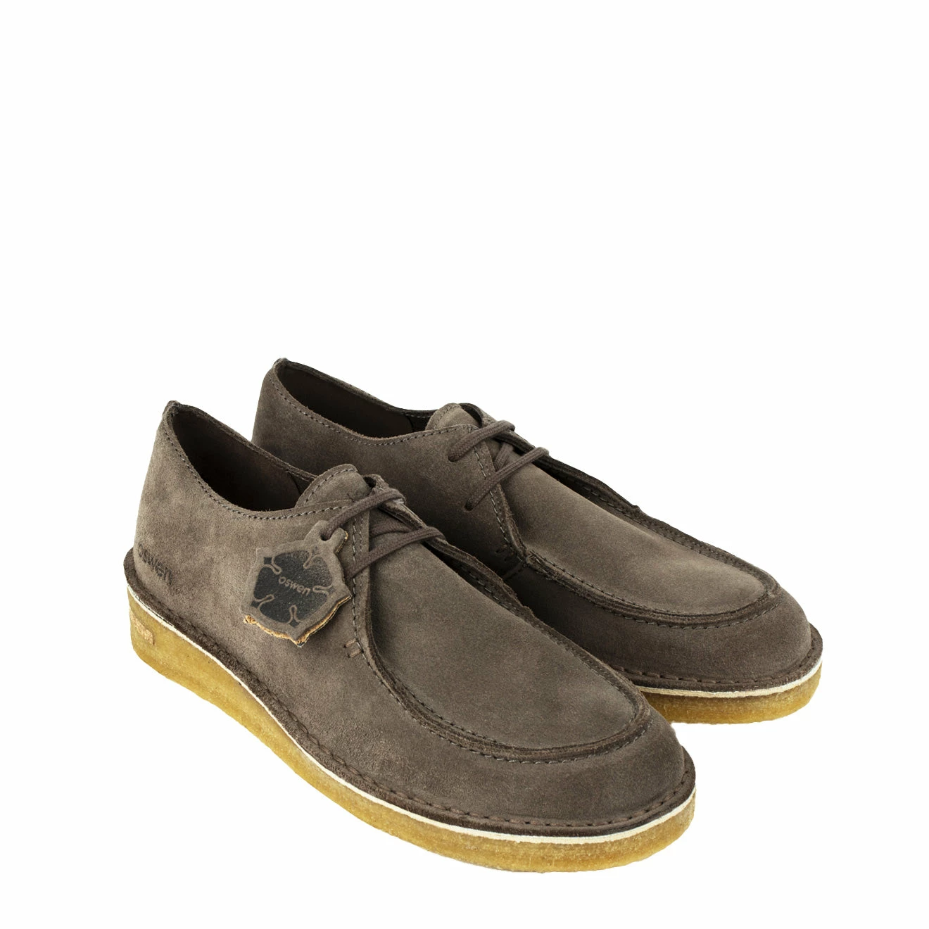 Oswen Ewaldi Suede Shoes Taupe - Image 6
