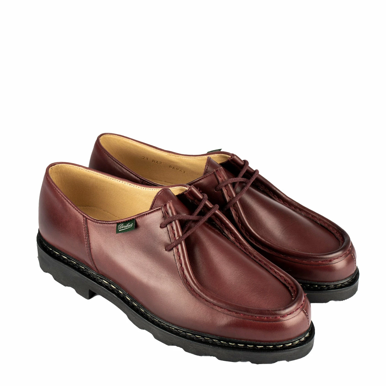 Paraboot Michael Shoe Lisse Wine - Image 4