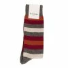 Paul Smith Patrick Stripe Sock Grey / Red / White