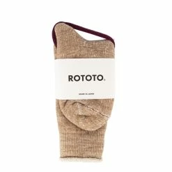 RoToTo Double Face Socks Camel