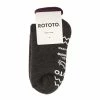 RoToTo Pile Slipper Socks Charcoal
