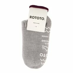 RoToTo Pile Slipper Socks Gray