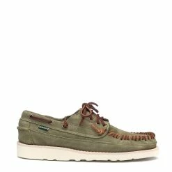 Sebago Keuka Suede Moccasin Olive