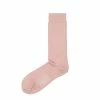 Sunspel Cotton Sock Shell Pink