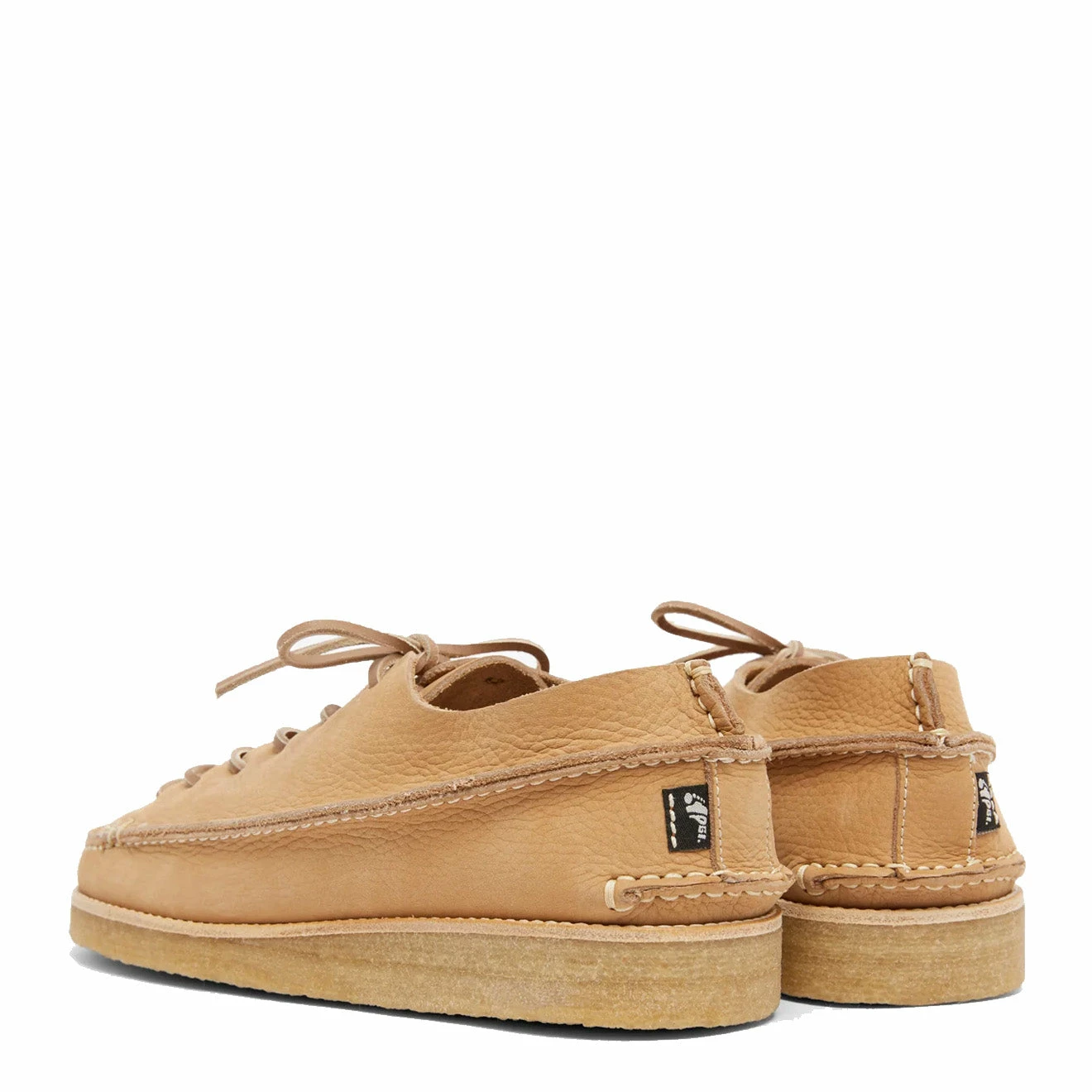 Yogi Finn Nubuck Lace Up Shoe On Crepe Stone - Image 3