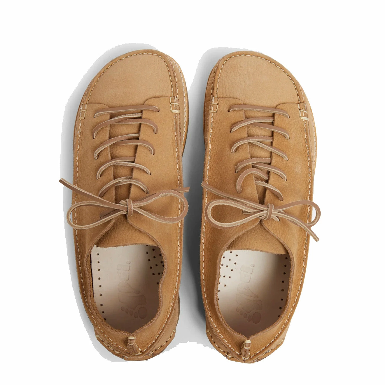Yogi Finn Nubuck Lace Up Shoe On Crepe Stone - Image 4