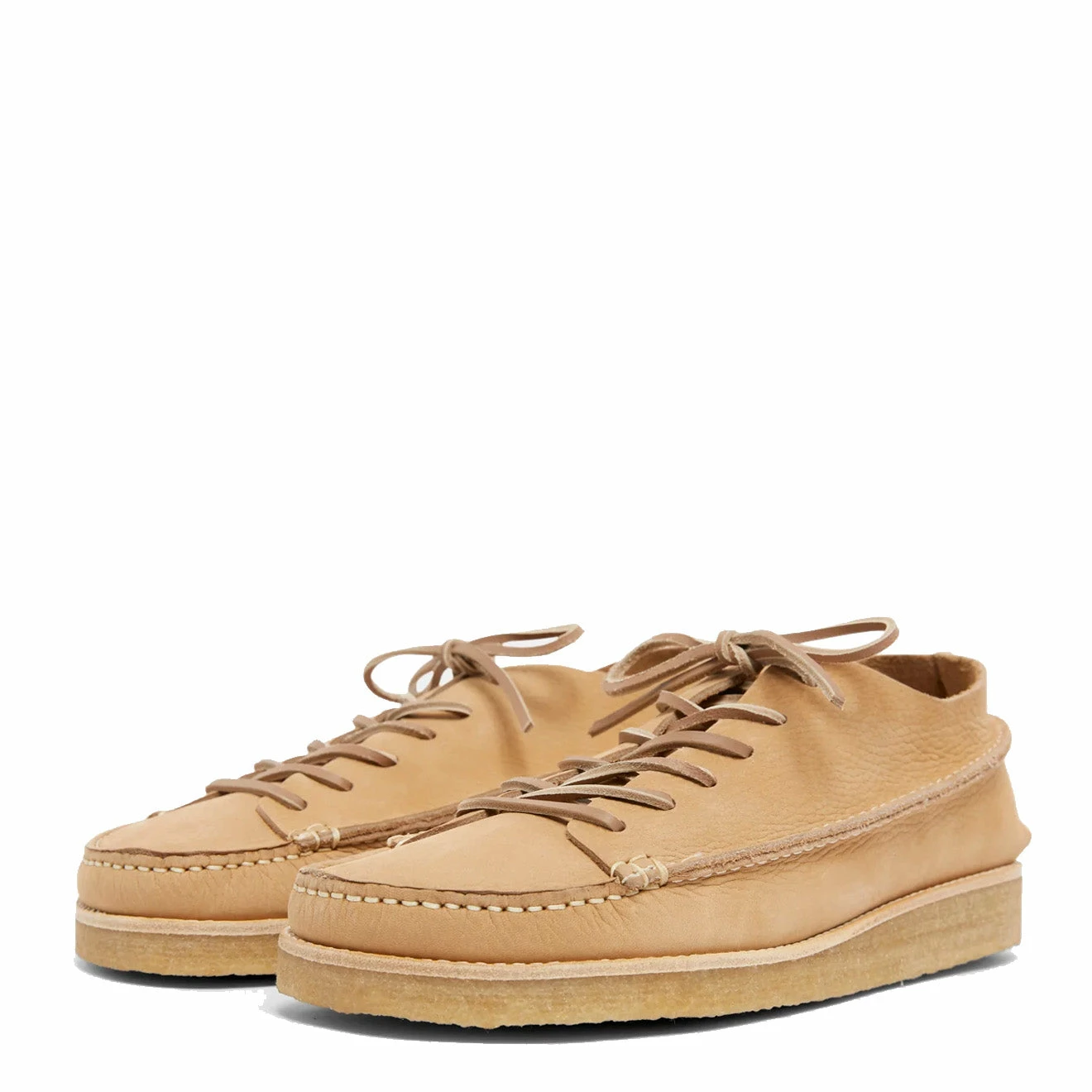 Yogi Finn Nubuck Lace Up Shoe On Crepe Stone - Image 2