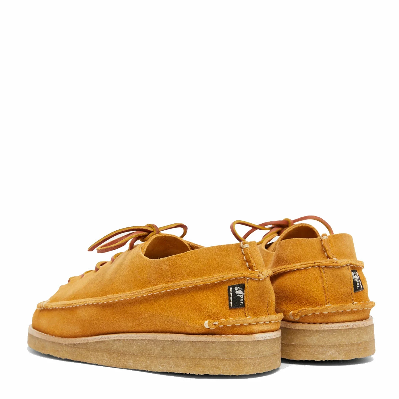 Yogi Finn Suede Lace Up Show On Crepe Turmeric - Image 3