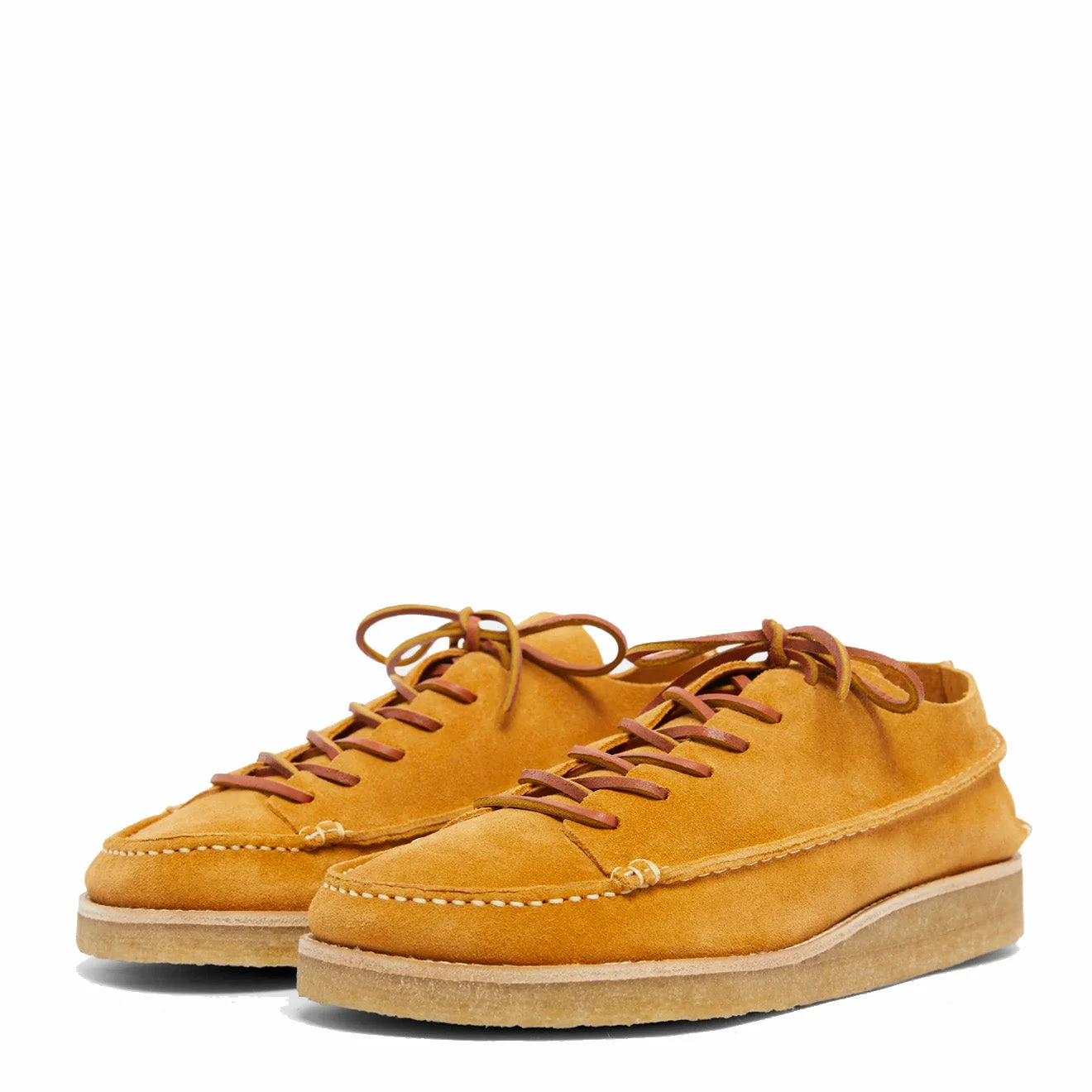 Yogi Finn Suede Lace Up Show On Crepe Turmeric - Image 2