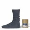 Decka Cased Heavyweight Plain Socks Stone
